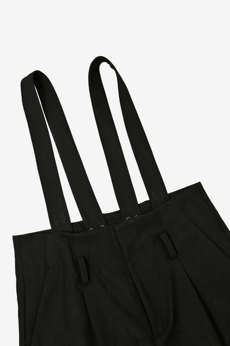 2wayサスペンダーサロペット【black】