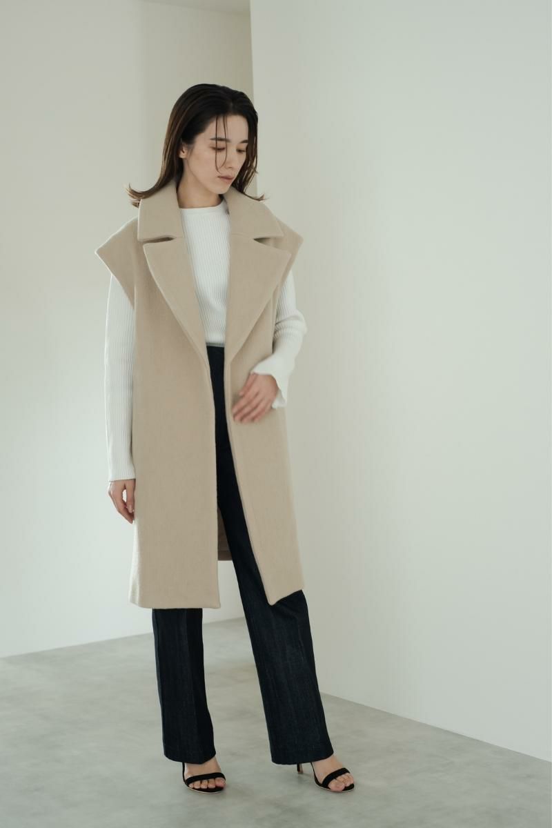【made in Japan】ニードルシャギージレ【beige】