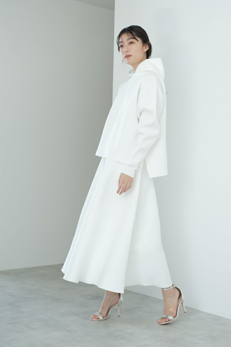 Dolce. 2wayブロックチェックスカート【white】メゾンドドルチェ S