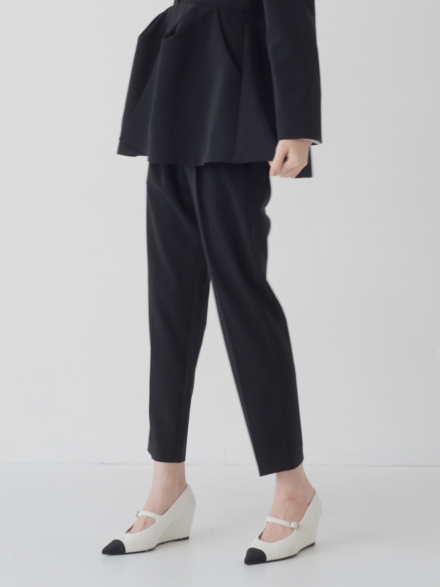 テーパードパンツ/black | maison de Dolce 