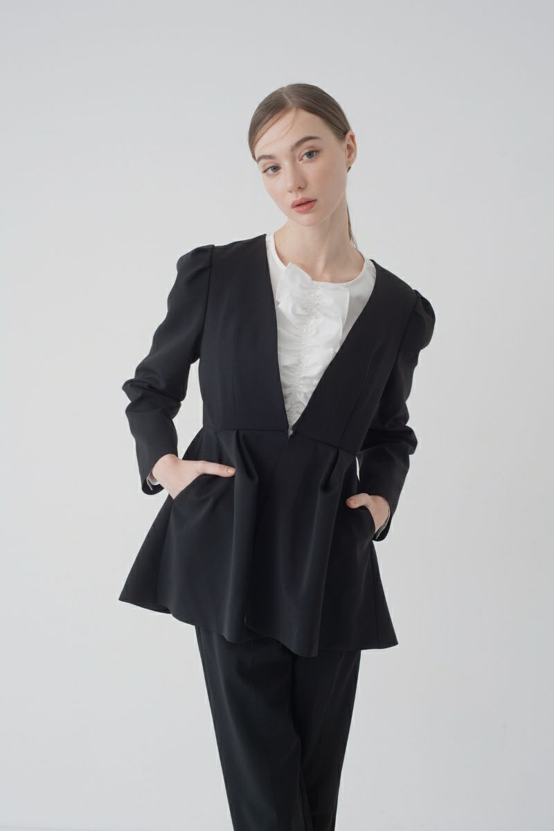 maison de Dolce. フルールジャケット XS fleur jacket/black | maison de Dolce.