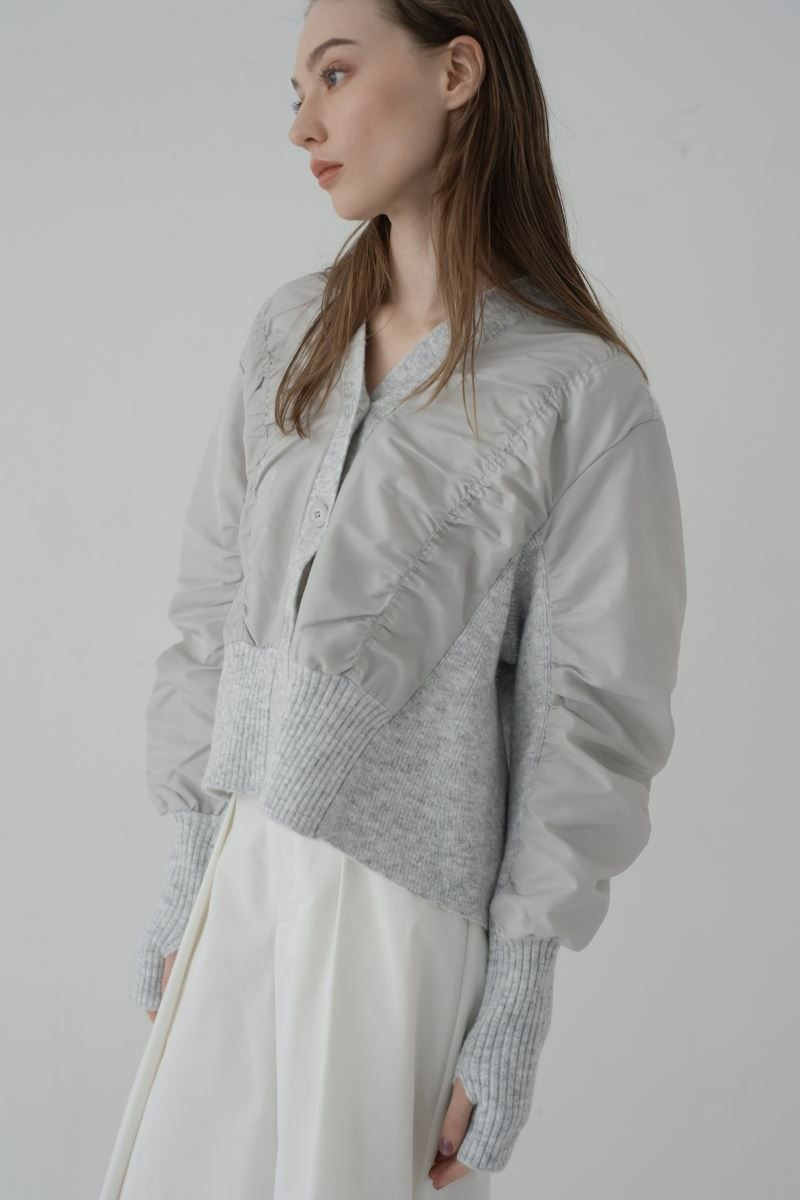 ドッキングカーディガン/gray | maison de Dolce 