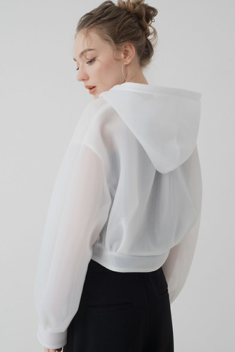 シースルーパーカー/white | maison de Dolce