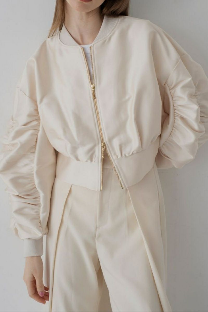 グロッシーブルゾン/ivory | maison de Dolce 