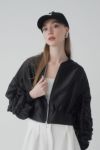 glossy blouson/black | maison de Dolce.