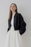 glossy blouson/black | maison de Dolce.