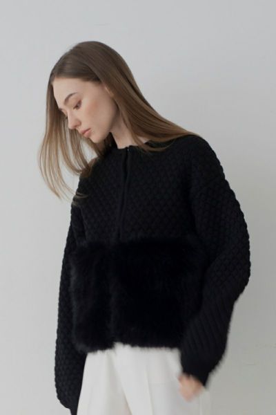 maison de Dolce.ファーリーNT/black
