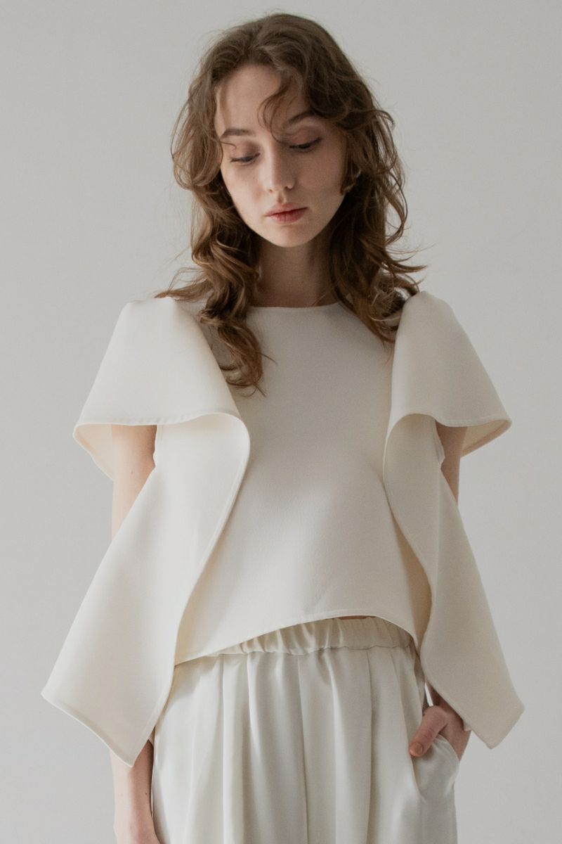 【新品未使用】メゾンドルチェ　リリー ブラックトップス lily tops/black | maison de Dolce.