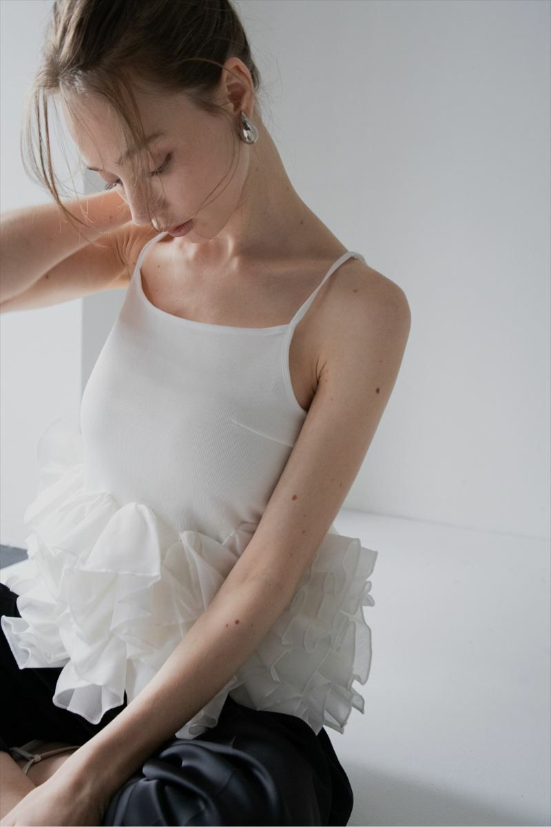 blossom cami/white | maison de Dolce.