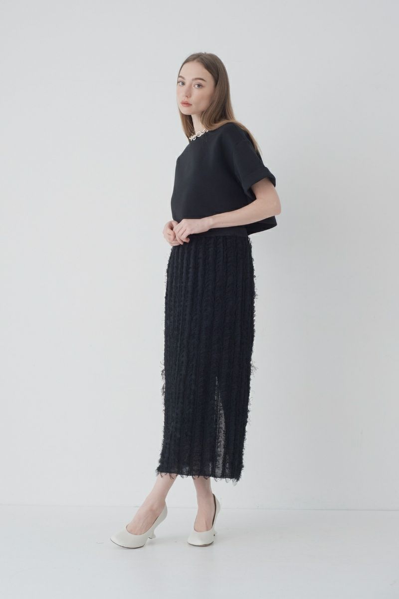 maison de Dolce. plume vest ベストメゾンドドルチェ レディース