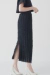plume skirt/black | maison de Dolce.