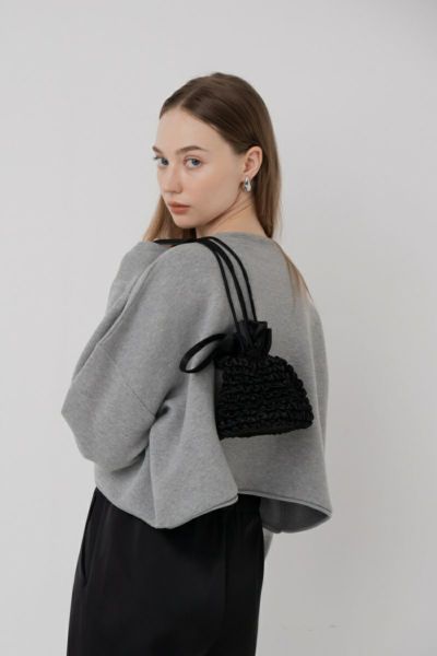 メゾンド　ド　ドルチェ　chou bag chou bag/black | maison de Dolce.