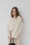 wavy cardigan/ivory | maison de Dolce.