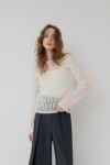 maison de Dolce. illy tops 白 Diamond Tops【WHITE】 - DOMICILE TOKYO ONLINE SHOP