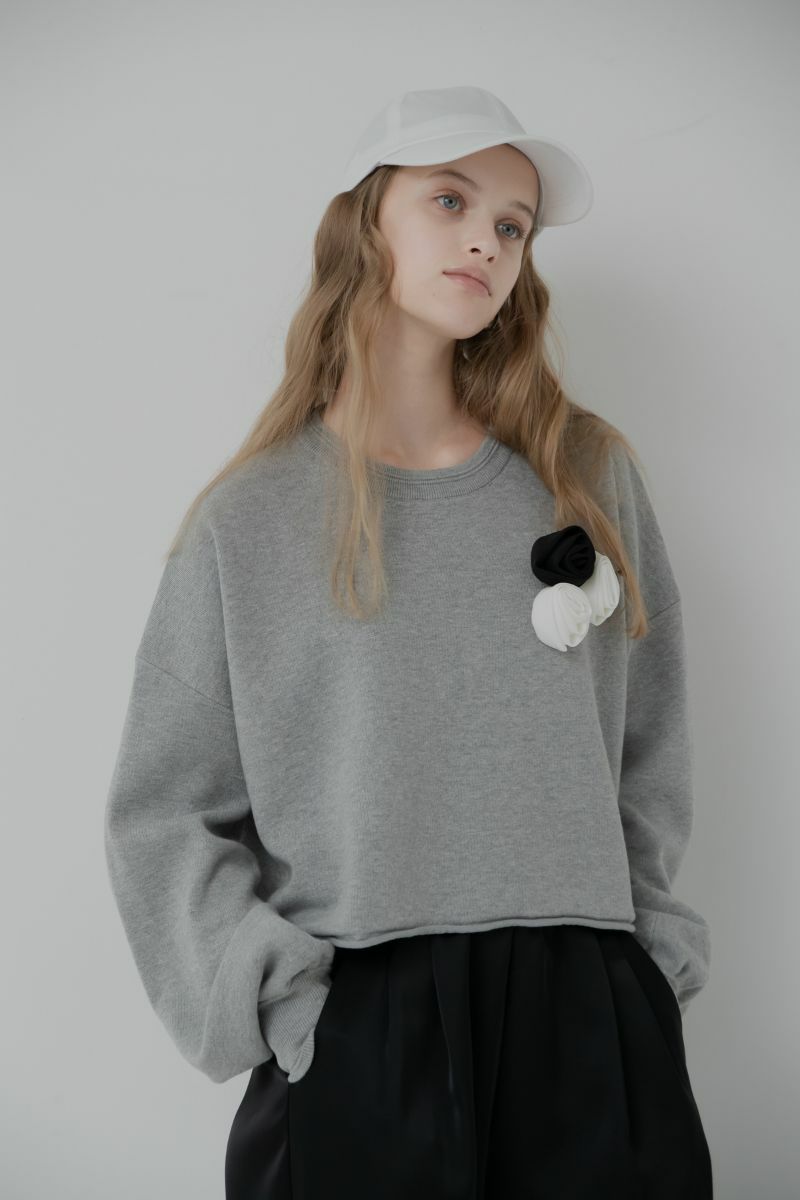 rosette knit/gray | maison de Dolce.