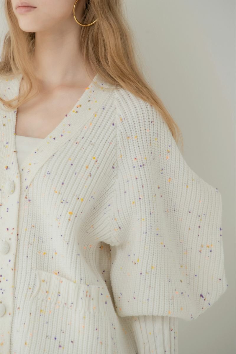 nuit cardigan/white | maison de Dolce.