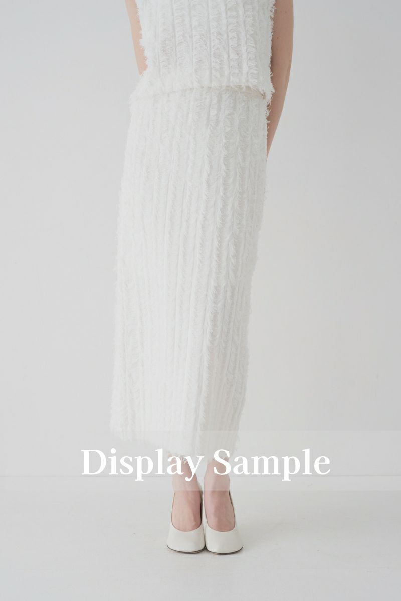 maison de Dolce メゾンドドルチェ スカートplume skirt plume skirt/white | maison de Dolce.